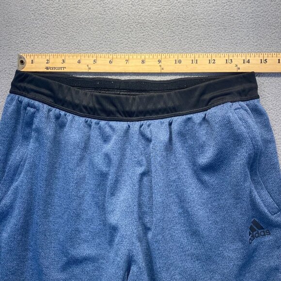 Adidas Men's Shorts Size Large Drawstring Blue Comfort,Lightweight,Pockets - Picture 4 of 15